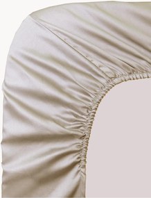 Elastická plachta na kontinentálnu posteľ Ava, bavlnený satén, V 40 cm