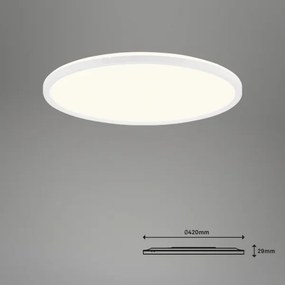 Brilo - LED Stmievateľné stropné svietidlo SLIM LED/22W/230V Wi-Fi Tuya + DO