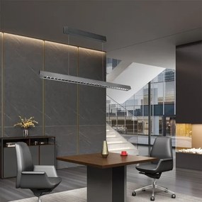 LED Luster na lanku LED/36W/230V 3000/4000/6400K antracit