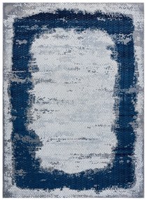 Dywany Łuszczów Kusový koberec Core A004 Frame blue/grey - 120x170 cm