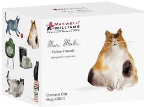 Biely porcelánový hrnček 400 ml Best Feline Friends – Maxwell &amp; Williams