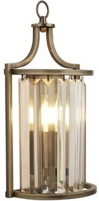 Searchlight 8571AB - Nástenné svietidlo VICTORIA 1xE14/60W/230V mosadz