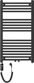 Mexen Mars, elektrické vykurovacie teleso 900 x 500 mm, 600 W, čierna, W110-0900-500-2600-70