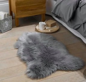 Ovčia kožušina sivá