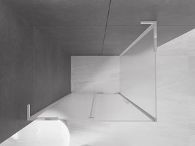 Mexen Velar L, sprchový kút s posuvnými dverami 120 x 75 cm, 8mm sklo námraza, chrómová, 871-120-075-33-01