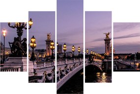 Obraz - Most Alexandra III. v Paríži (150x105 cm)