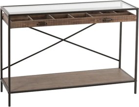 Drevený konzolový stolík so zásuvkou - 122 * 42 * 82 cm