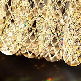 Toolight Toolight, LED stropné svietidlo, 72W, 3500lm, APP1750-CP, zlatá, OSW-04047