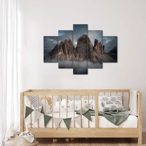 Obraz - Tri Zuby, Talianske Dolomity (150x105 cm)