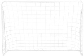 Futbalová bránka so stenou 180x61x122 cm