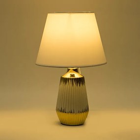 Stolná lampa 1xE14/40W/230V biela/zlatá