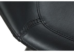 HYPE ČALÚNENÁ BAROVÁ STOLIČKA black/black