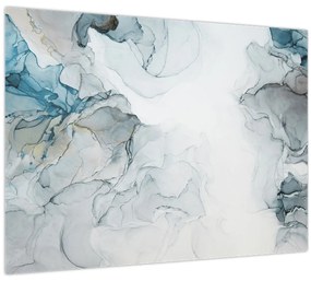 Obraz - Modrý mramor (70x50 cm)
