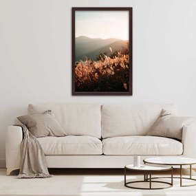Gario Plagát Obilie a hory Farba rámu: Bez rámu, Rozmery: 40 x 60 cm