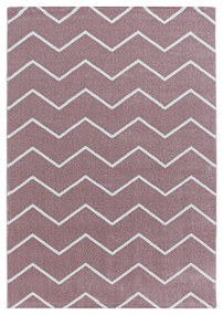 Ayyildiz, Kusový koberec Rio 4602 rose, 140x200, ružová, obývacia izba