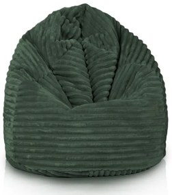 Sedací vak SAKO tmavozelený stripe