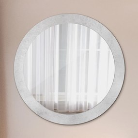 Okrúhle ozdobné zrkadlo Betónová textúra fi 80 cm