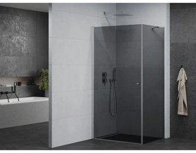Mexen Pretoria sprchovací kút 90x100cm, 6mm sklo, chrómový profil-šedé sklo, 852-090-100-01-40