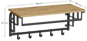 Nástenný vešiak TAYLOR ARTISAN 66x30cm