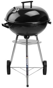 Okrúhly gril na drevené uhlie RUND 41 cm - čierny