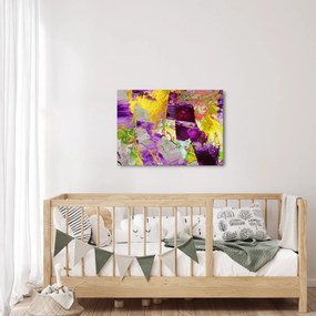 Obraz abstrakcie - maľba (70x50 cm)