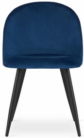 Set štyroch jedálenských stoličiek BELLO zamatové granátové (4ks)