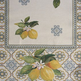 GOBELÍNOVÝ BEHÚŇ NA STÔL LEMON 45X140 CM VZOROVANÝ
