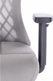 MI Ergonomické kreslo AVERY svetlosivé