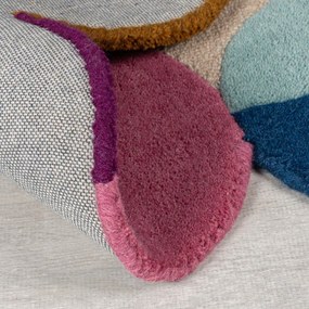 Béžový ručne tkaný vlnený koberec 200x290 cm Mia Textured Scallop – Flair Rugs