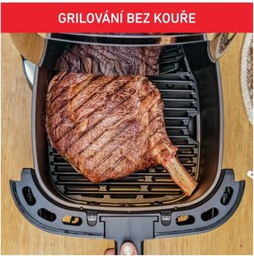 Čierna teplovzdušná fritéza Easy Fry &amp; Grill XXL EY801815 – Tefal