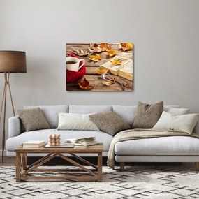 Obraz - Jesenná šálka čaju (70x50 cm)