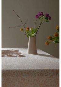 Ľanový obrus Niitty 150x260, oranžový