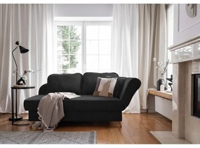 Antracitová menčestrová leňoška (pravý roh) Chic Charlotte – Miuform