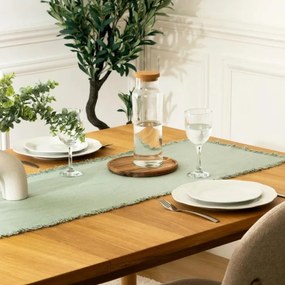 Dekoračný behúň na stôl MAHA 38x140 cm - viac farieb Farba: Hnedá