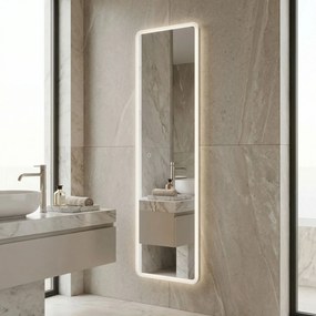 Rea MOL-SQ, vysoké LED zrkadlo, 150 × 50 cm, HOM-01527