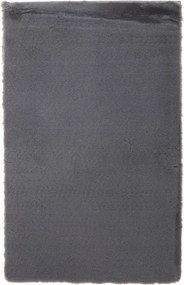 Kusový koberec RABBIT DELUXE - šedý - imitácia králičie kožušiny