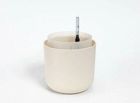 Plastia Samozavlažovací kvetináč Tolita Air krémová, pr. 19 cm