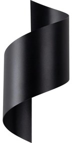 Sollux SL.1309 - Nástenné svietidlo TALASSA 1xG9/8W/230V čierna SLX1092