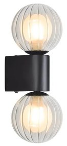 Rabalux 75022 - Nástenné svietidlo COLZAR 2xG9/3,5W/230V IP44 čierna