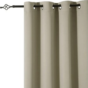 Záves OXFORD 140x250 cm, svetlo béžový Zavesenie: Riasiaca páska