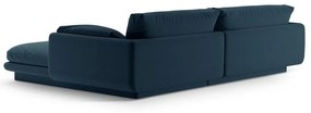 Tmavomodrá rohová pohovka (ľavý roh) Torino – Micadoni Home