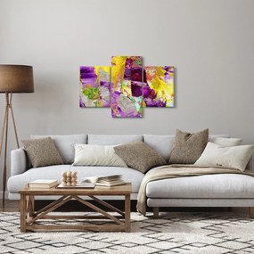 Obraz abstrakcie - maľba (90x60 cm)