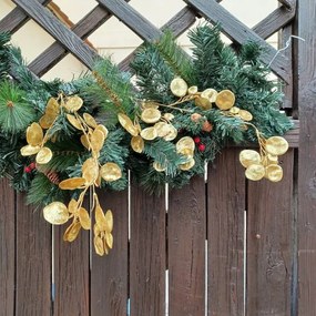 DECOLED Přízdoba, 99 cm, zlatá