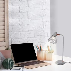 Rabalux 3182 - Stolná lampa FANNY 1xE14/25W/230V šedá