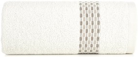 BAVLNENÝ UTERÁK RIVA 70X140 CM KRÉMOVÁ