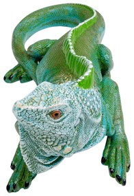 Lizard dekorácia zelená 21 cm