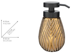 Keramický dávkovač mydla v zlatej farbe 330 ml Idro – Wenko