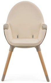 KINDERKRAFT - Detská jedálenská stolička 2v1 FINI2 buk/béžová
