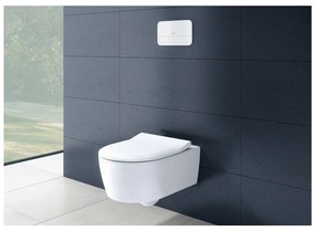 Villeroy & Boch Avento Combi-Pack - SET Závesné WC + sedátko SlimSeat SoftClosing, alpská biela CeramicPlus 5656RSR1