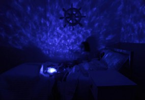 Nočné svetlo s projekciou a hudbou Korytnačka Ocean